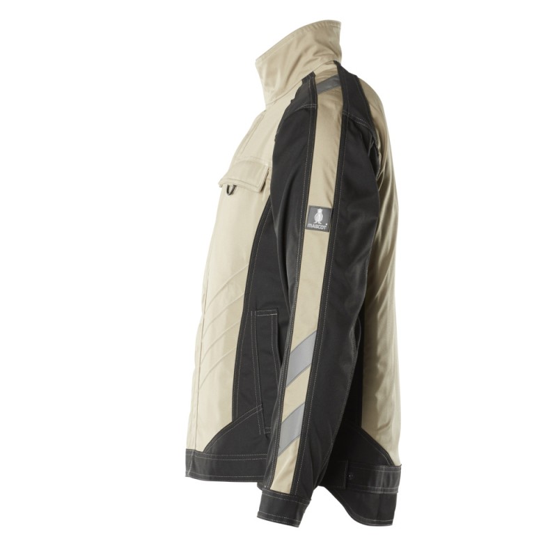 Mascot Safe Unique Fulda Jacket Light Khaki Black