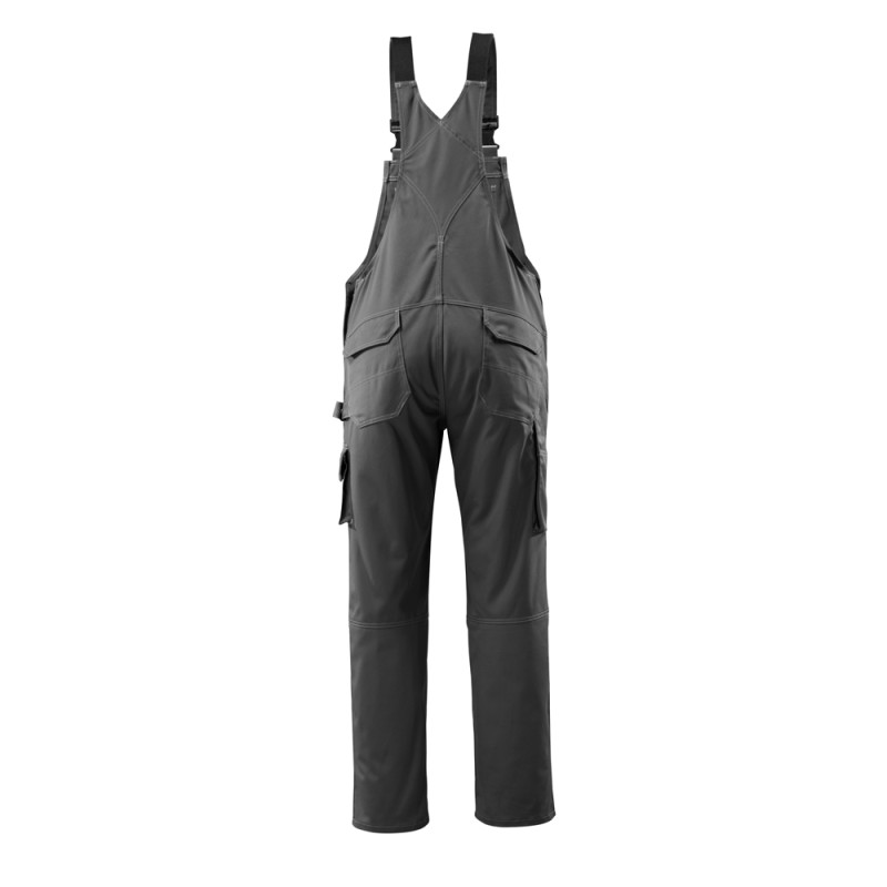Mascot Industry Lowell Bib & Brace With Kneepad Pockets - Dark Anthracite