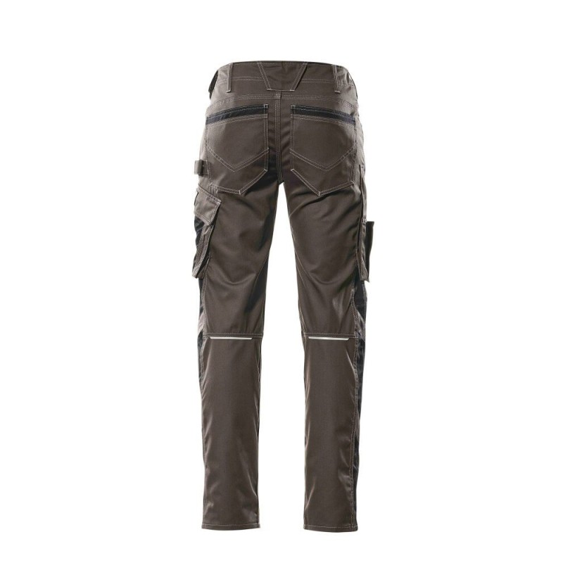 Mascot Unique 12579 Trousers With Thigh Pockets Dark Anthracite Black