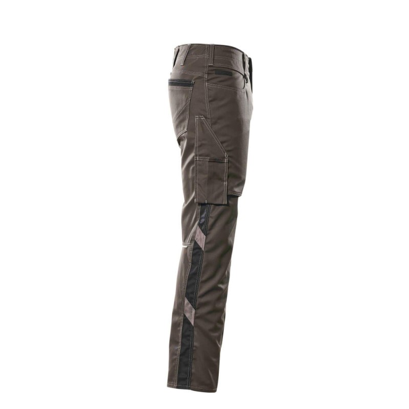 Mascot Unique 12579 Trousers With Thigh Pockets Dark Anthracite Black