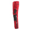 Mascot Unique 12679 Trousers With Kneepad Pockets Red Black
