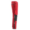 Mascot Unique 12679 Trousers With Kneepad Pockets Red Black