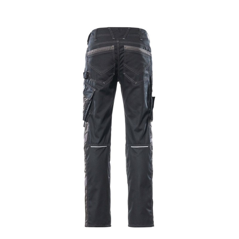 Mascot Unique 12679 Trousers With Kneepad Pockets Black Dark Anthracite