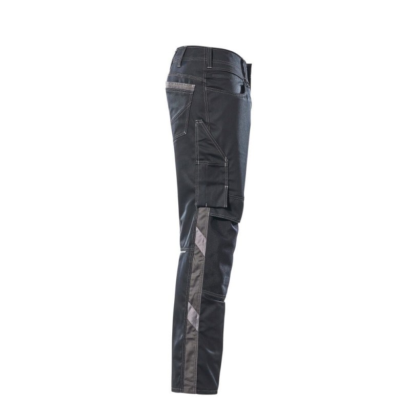 Mascot Unique 12679 Trousers With Kneepad Pockets Black Dark Anthracite