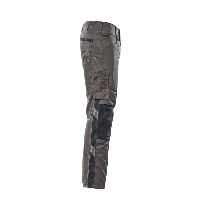 Mascot Unique 12679 Trousers With Kneepad Pockets Dark Anthracite Black