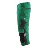 Mascot Safe Unique Altona 3/4 Length Pants With Kneepad Pockets - Green/black