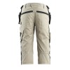 Mascot Safe Unique Lindau 3/4 Length Pants With Kneepad Pockets And Holster Pockets - Light Khaki/black