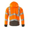 Mascot Blackpool Safe Supreme 15502 Softshell Jacket Water Repellent Orange Dark Anthracite Class 3