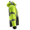 Mascot Blackpool Safe Supreme 15502 Softshell Jacket Water Repellent Yellow Black Class 3