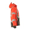 Mascot Blackpool Safe Supreme 15502 Softshell Jacket Water Repellent Red Dark Anthracite Class 3