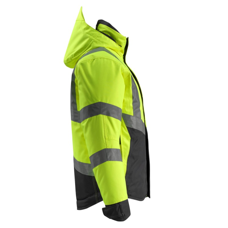 Mascot Hastings Safe Supreme 15535 Winter Jacket Waterproof Yellow Black - Class 3