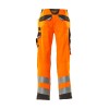Mascot Kendal Safe Supreme 15579 Trousers With Kneepad Pockets Orange Dark Anthracite