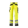 Mascot Kendal Safe Supreme 15579 Trousers With Kneepad Pockets Yellow Black
