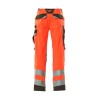 Mascot Kendal Safe Supreme 15579 Trousers With Kneepad Pockets Red Dark Anthracite
