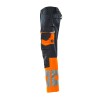 Mascot Leeds Safe Supreme 15679 Trousers With Kneepad Pockets Dark Navy Orange