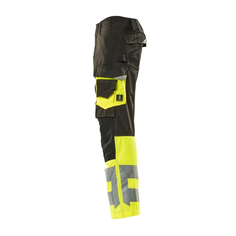 Mascot Leeds Safe Supreme 15679 Trousers With Kneepad Pockets Black Yellow