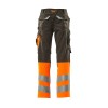 Mascot Leeds Safe Supreme 15679 Trousers With Kneepad Pockets Dark Anthracite Orange