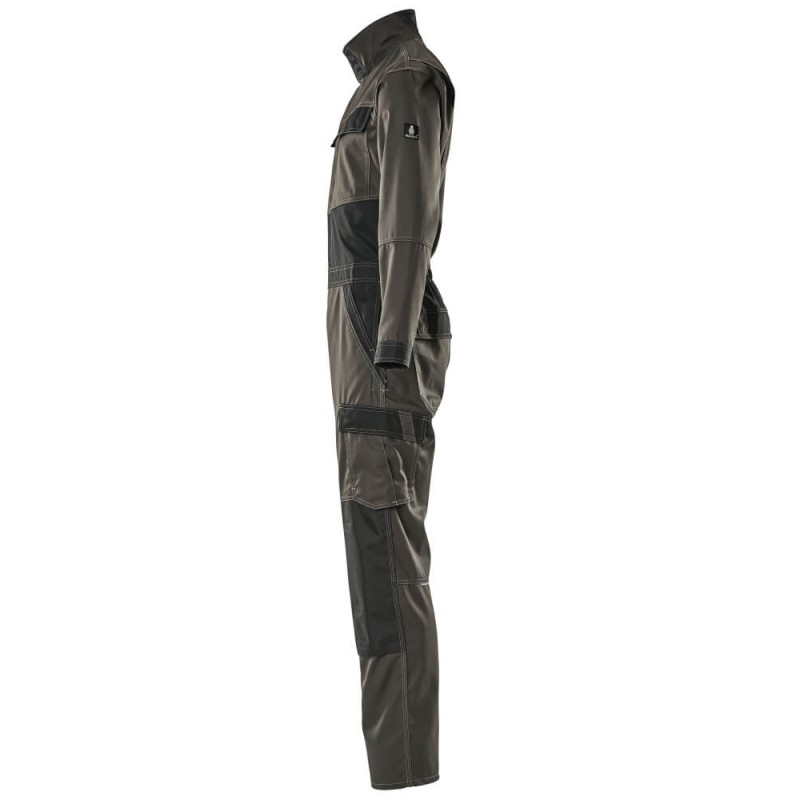 Mascot Light Boilersuit With Kneepad Pockets Dark Anthracite Black