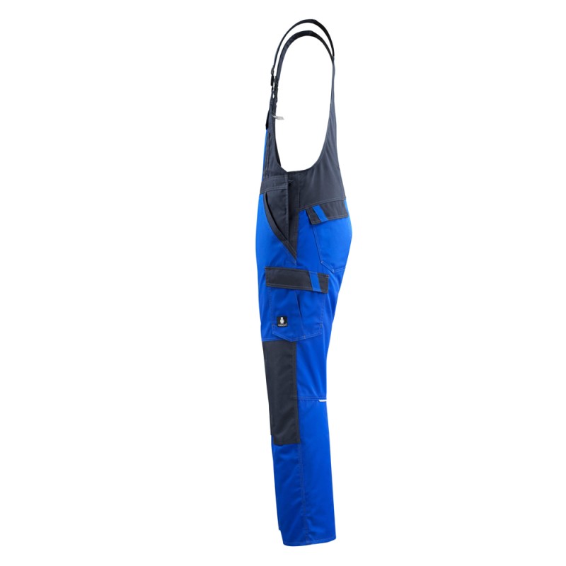 Mascot Light Bib & Brace With Kneepad Pockets - Royal/dark Navy