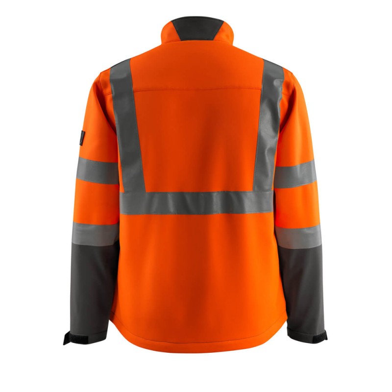 Mascot Kiama Safe Light 15902 Softshell Jacket Orange Dark Anthracite Class 2