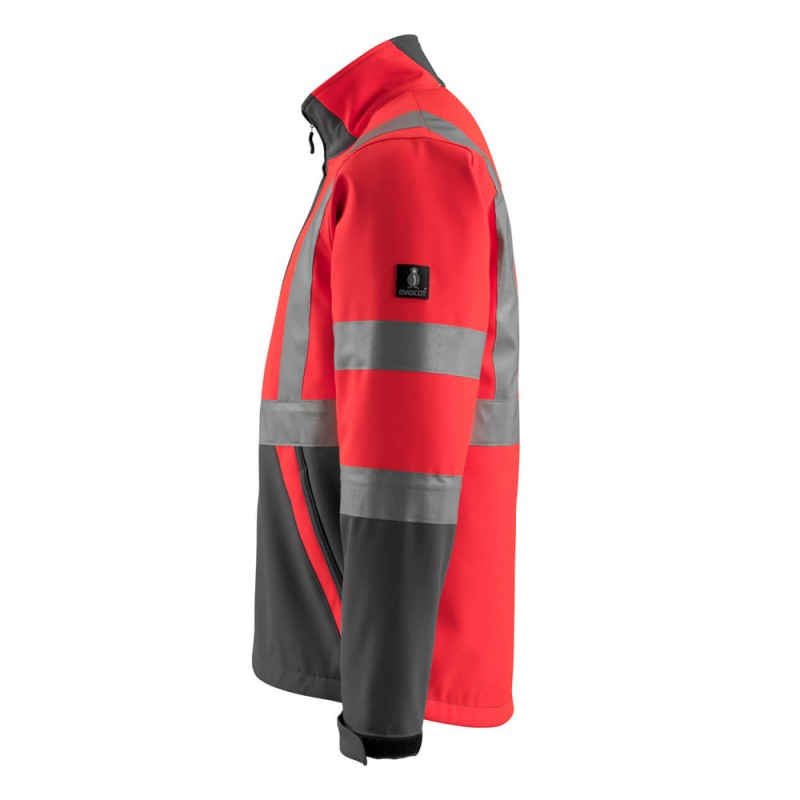 Mascot Kiama Safe Light 15902 Softshell Jacket Red Anthracite Class 2