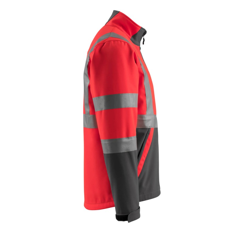 Mascot Kiama Safe Light 15902 Softshell Jacket Red Anthracite Class 2