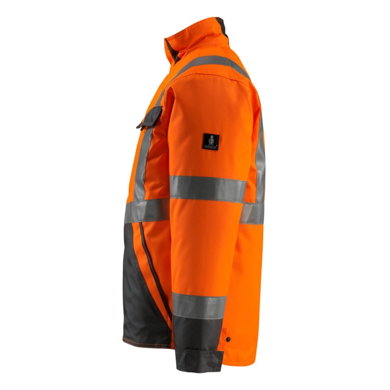 Mascot Penrith Safe Light 15935 Winter Jacket Water Repellent Orange Dark Anthracite Class 3