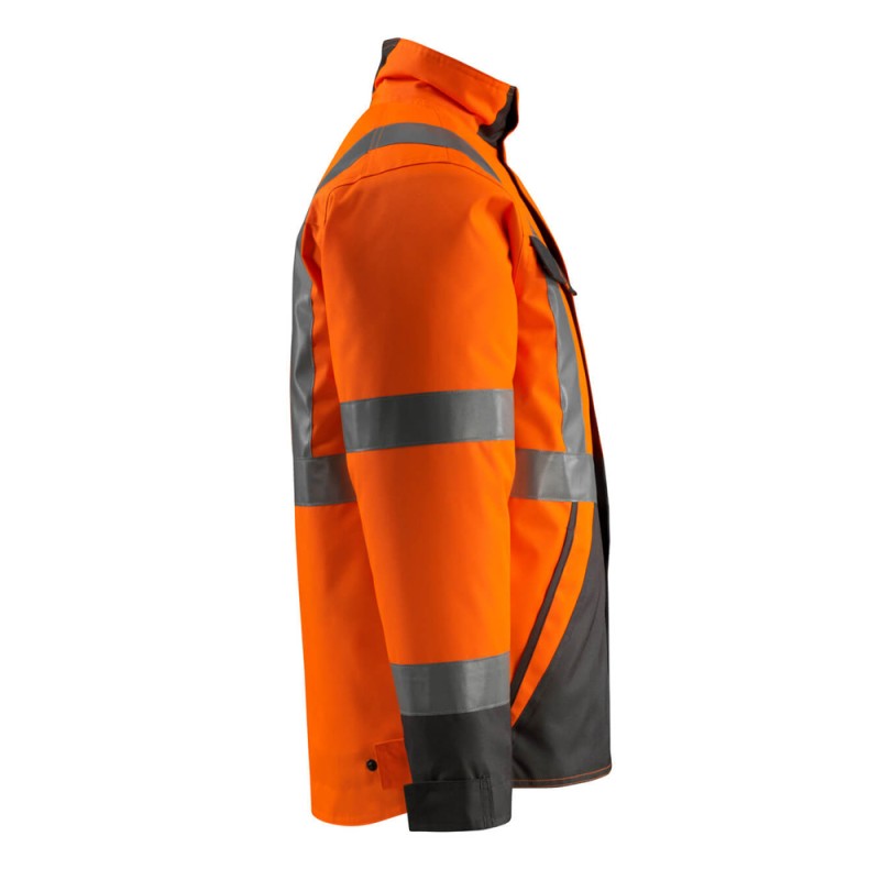 Mascot Penrith Safe Light 15935 Winter Jacket Water Repellent Orange Dark Anthracite Class 3