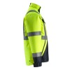 Mascot Penrith Safe Light 15935 Winter Jacket Water Repellent Yellow Dark Navy Class 3
