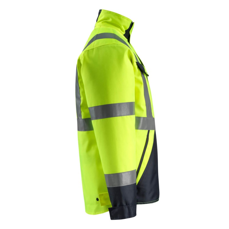Mascot Penrith Safe Light 15935 Winter Jacket Water Repellent Yellow Dark Navy Class 3