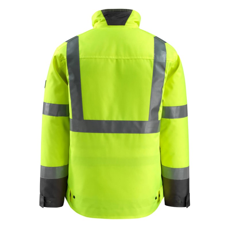 Mascot Penrith Safe Light 15935 Winter Jacket Water Repellent Yellow Dark Anthracite Class 3