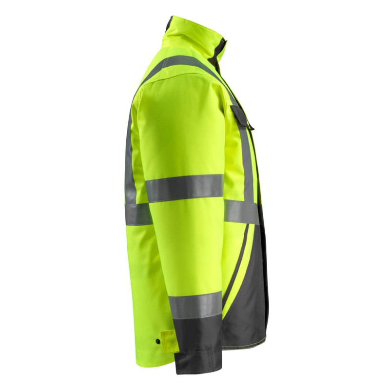 Mascot Penrith Safe Light 15935 Winter Jacket Water Repellent Yellow Dark Anthracite Class 3