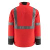 Mascot Penrith Safe Light 15935 Winter Jacket Water Repellent Red Dark Anthracite Class 3