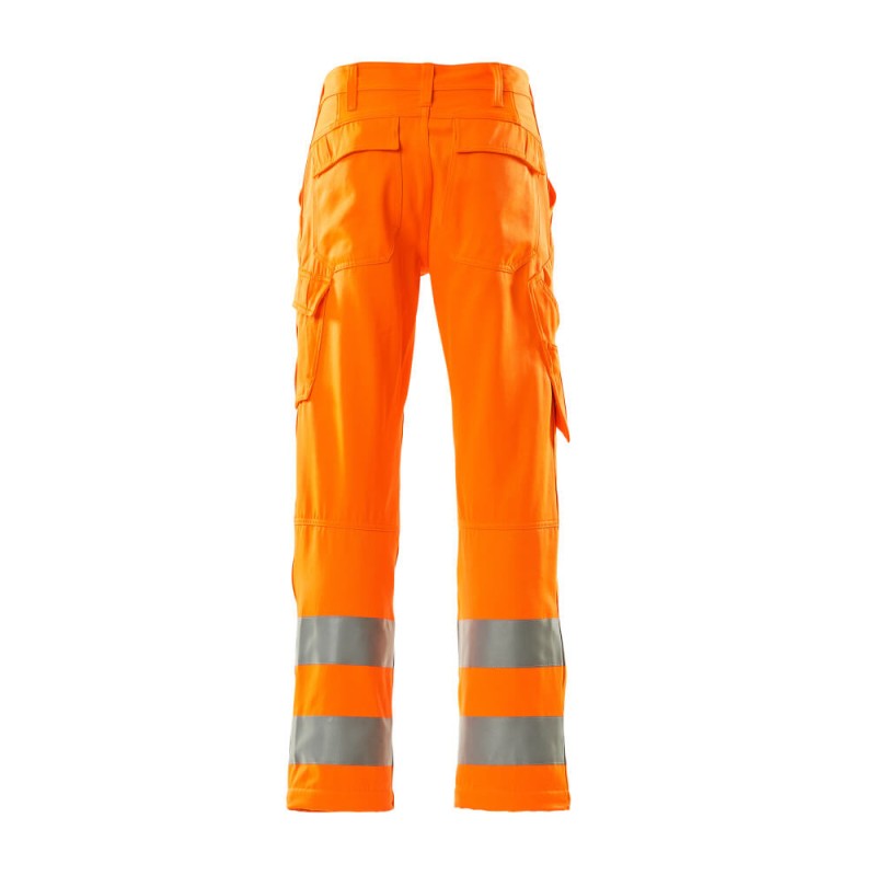 Mascot Safe Supreme 16879 Trousers with Kneepad Pockets Orange