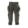 Mascot Advanced 17049 3/4 Length Pants With Kneepad Pockets And Holster Pockets - Dark Anthracite