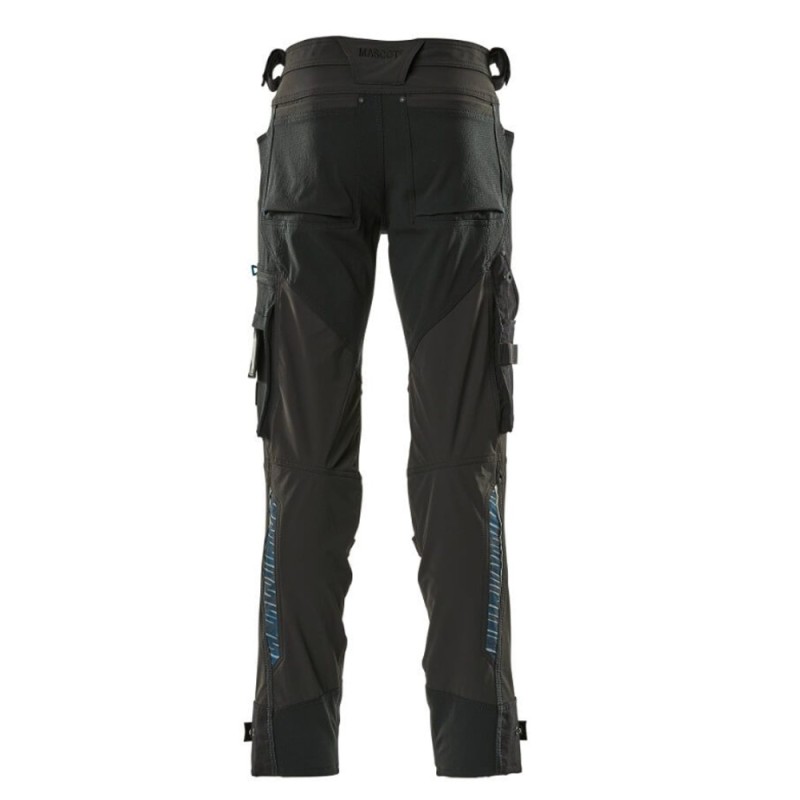 Mascot Advanced 17079 Pants With Kneepad Pockets Black