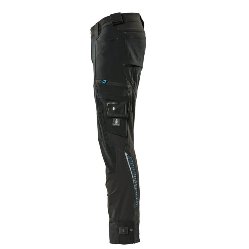 Mascot Advanced 17079 Pants With Kneepad Pockets Black