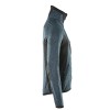 Mascot Advanced 17103 Fleece Jumper With Zipper Dark Petroleum Black