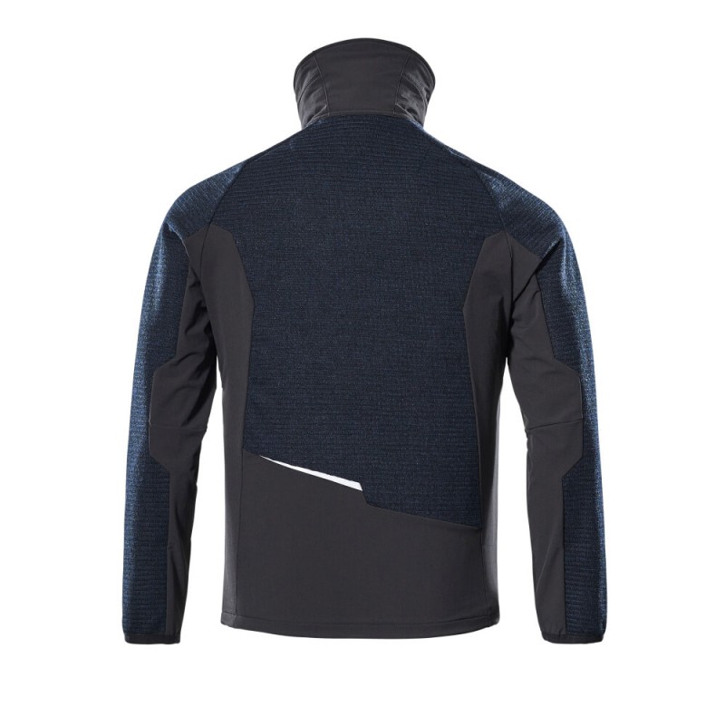 Mascot Advanced 17105 Knitted Jacket With Zipper Dark Navy Black