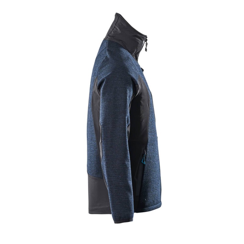Mascot Advanced 17105 Knitted Jacket With Zipper Dark Navy Black