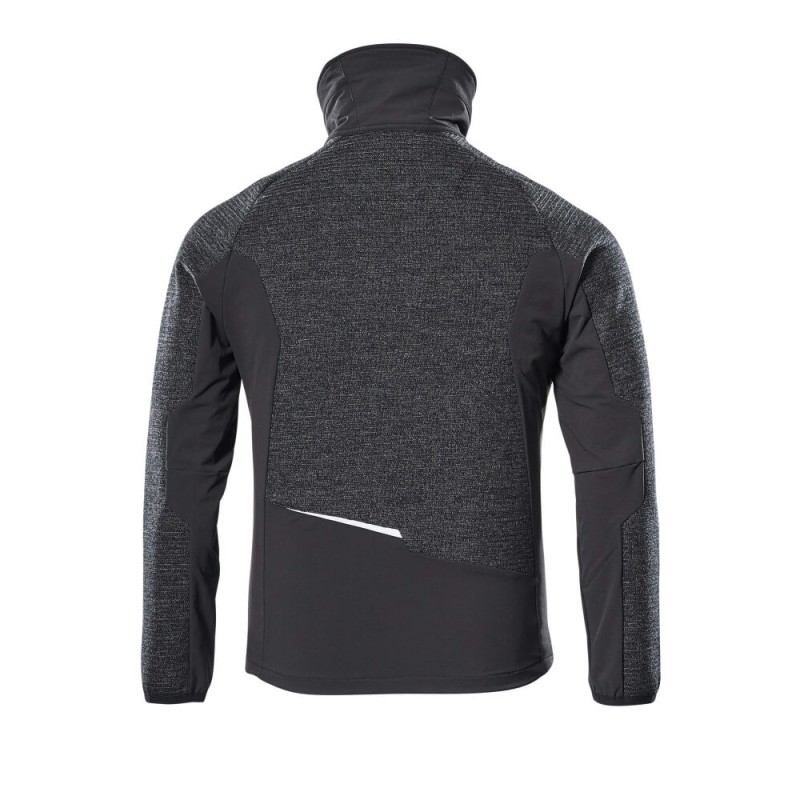 Mascot Advanced 17105 Knitted Jacket With Zipper Black