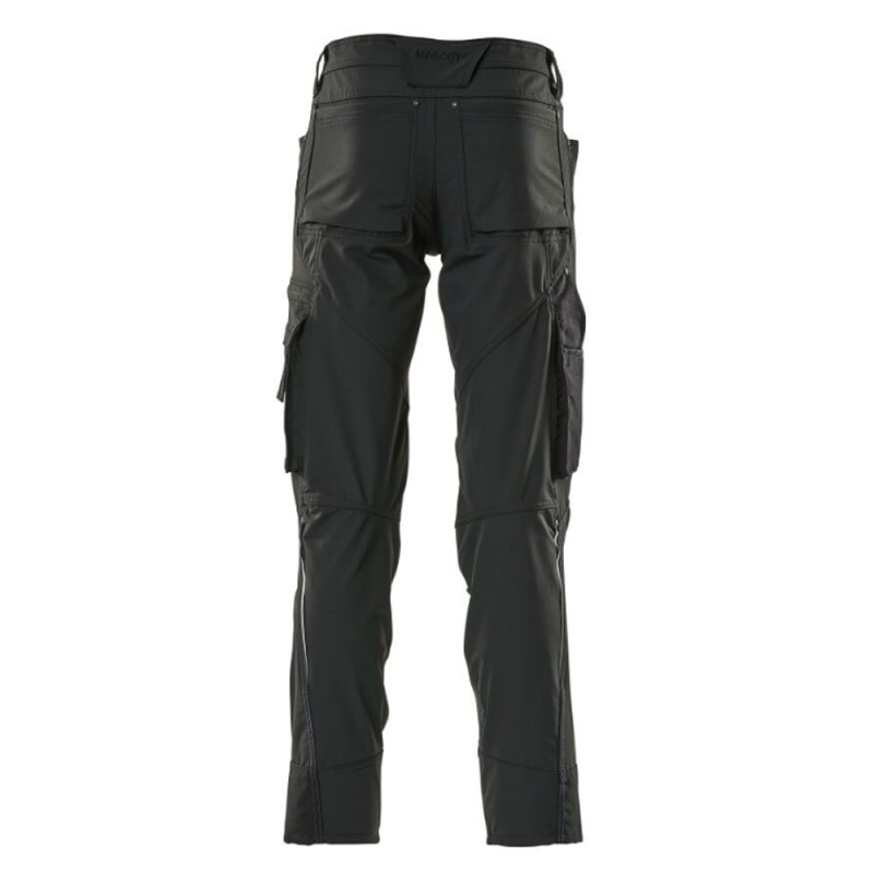 Mascot Advanced 17179 Pants With Kneepad Pockets Black