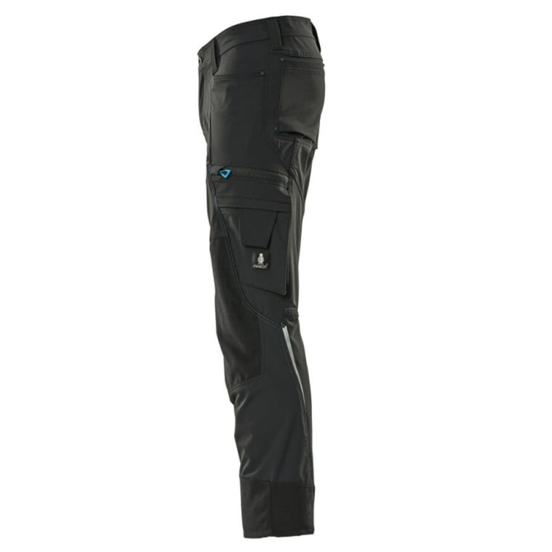 Mascot Advanced 17179 Pants With Kneepad Pockets Black