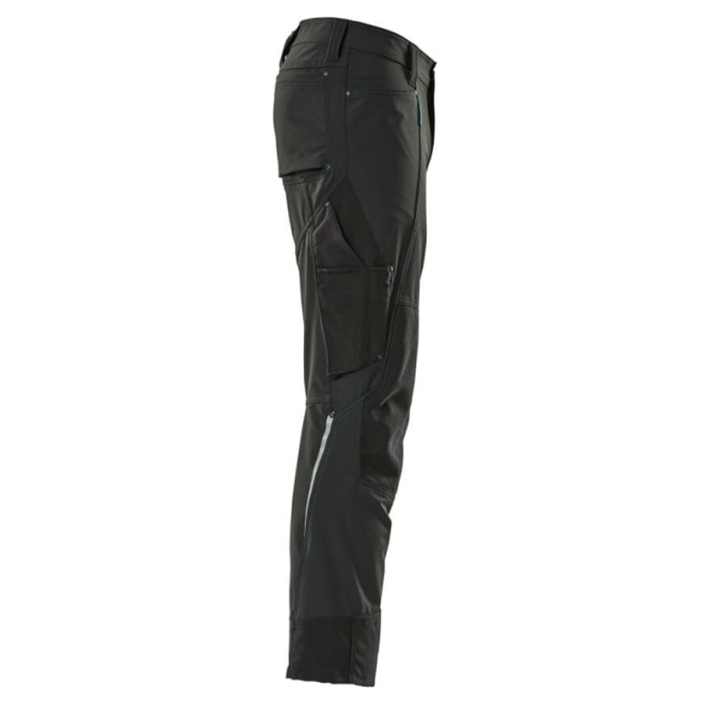 Mascot Advanced 17179 Pants With Kneepad Pockets Black