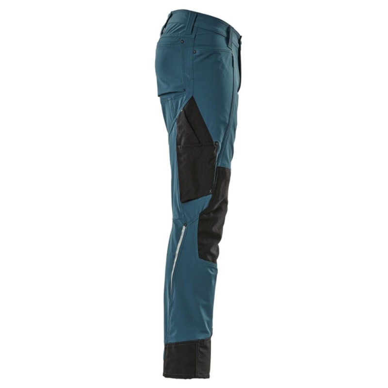 Mascot Advanced 17179 Pants With Kneepad Pockets Dark Petroleum