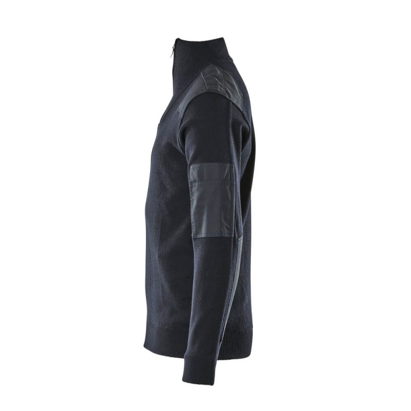 Mascot Frontline Nanterre Knitted Jumper With Half Zip Dark Navy