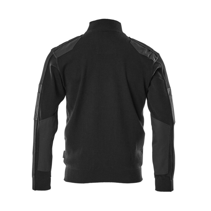 Mascot Frontline Nanterre Knitted Jumper With Half Zip Black