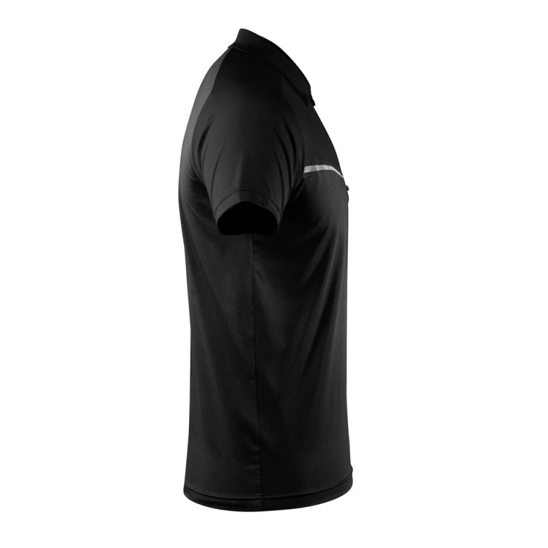Mascot Advanced 17283 Polo Shirt With Chest Pocket Black