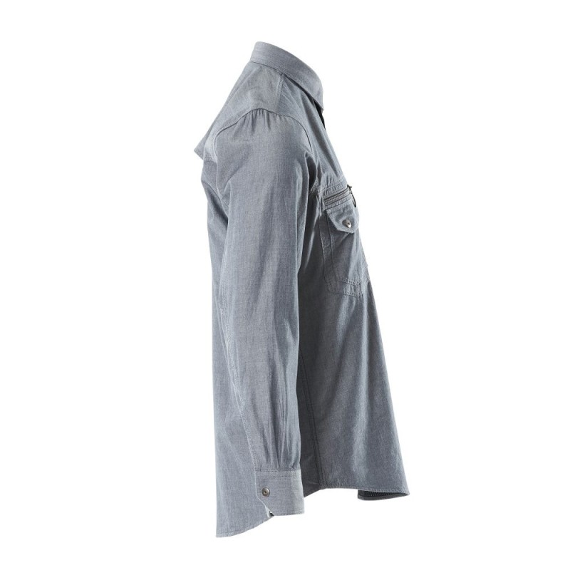 Mascot Crossover Norwood Shirt Washed Dark Blue Denim