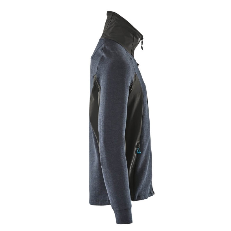 Mascot Advanced 17484 Sweatshirt With Zipper Dark Navy Black